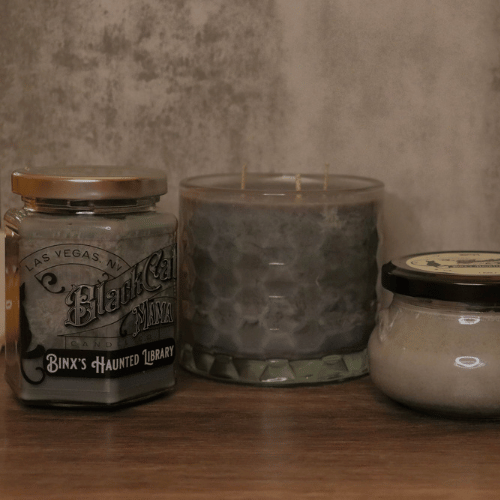 Binxs Haunted Library Candle